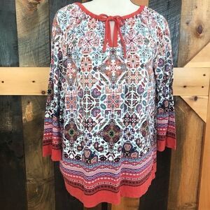 Westport peasant style top, size M